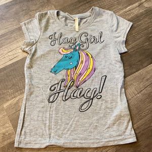Girl's Roper "Hay Girl" Short Sleeve Shirt size S
